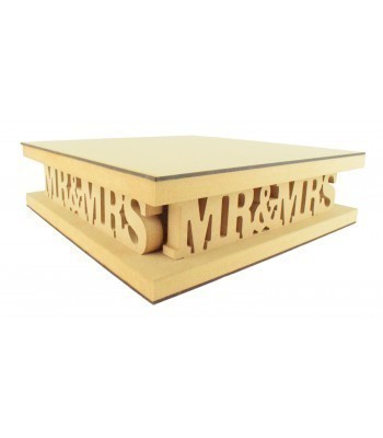 18mm MDF Square Cake Stand - Mr&Mrs Design - Variety of Sizes Available